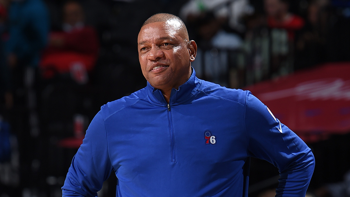 Philadelphia 76ers coach, Glen Anton.