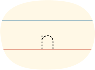 A traced lowercase N letter