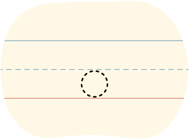 A traced lowercase O letter