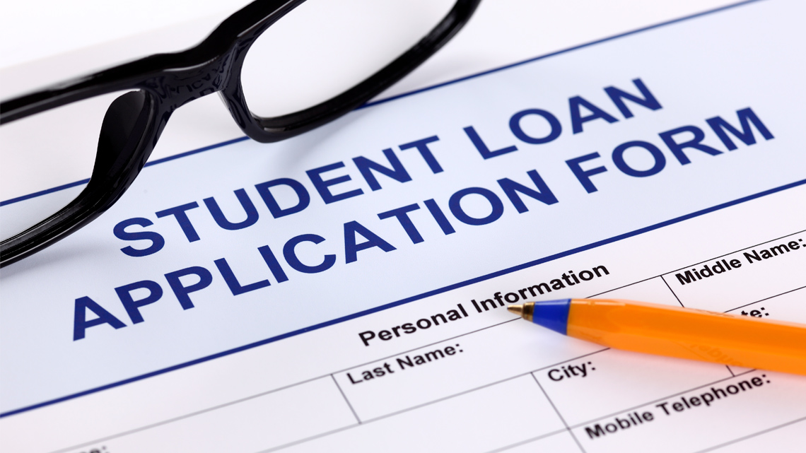 Student loan application form
