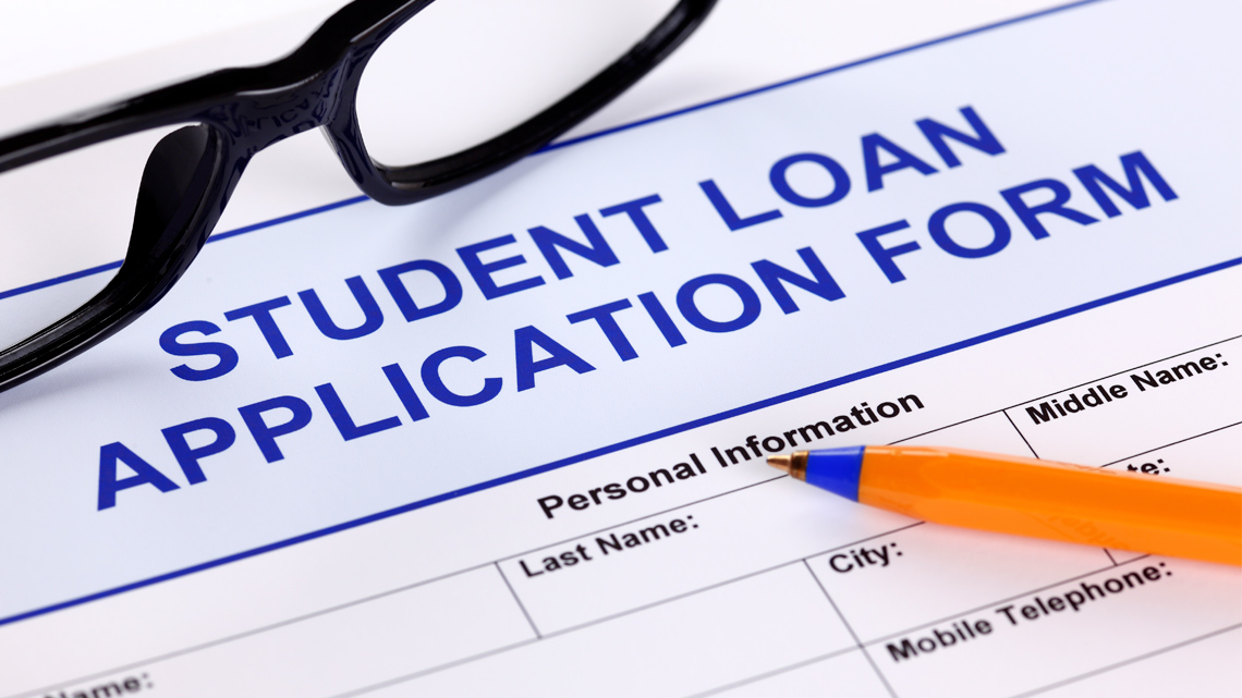 Student loan application form